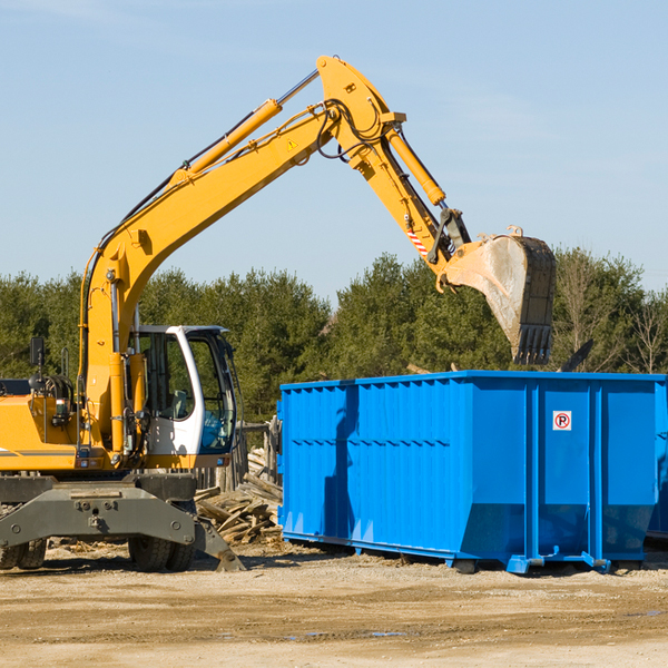 what are the rental fees for a residential dumpster in Rosedale